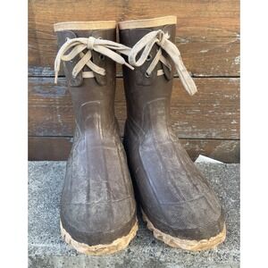 Xtratuf Legacy Fishing Boots Pull On/Gusset Lace Mens 7 / Women ~8.5 Gorpcore